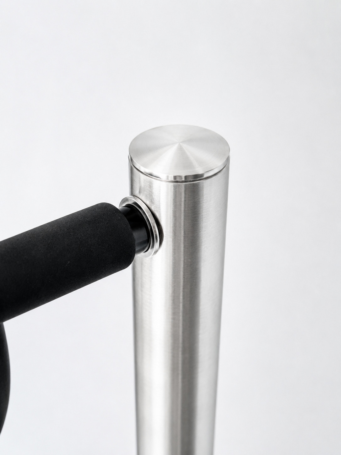 Precision details showing premium guitar stand quality