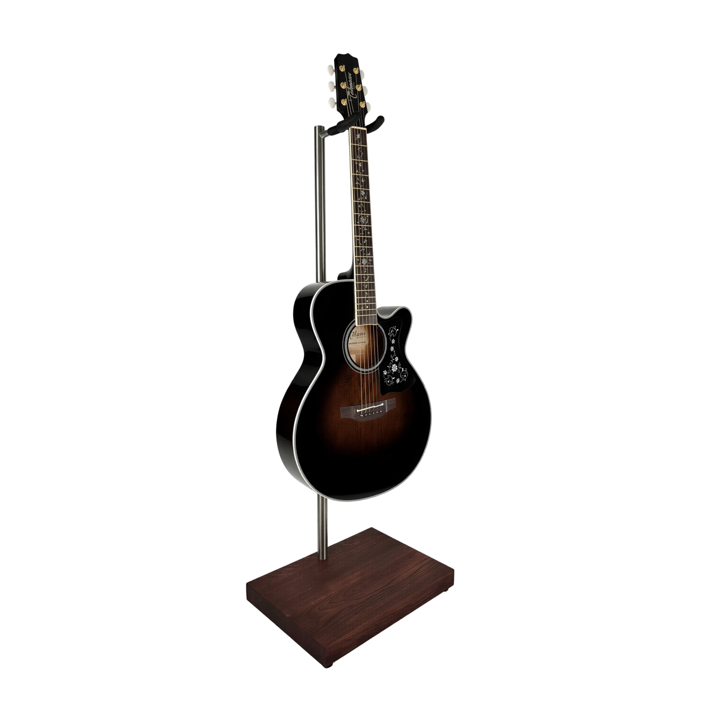Dębowy stojak podłogowy na gitarę klasyczną